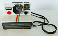 Vintage Polaroid SX-70 One Step Rainbow Stripe Tested Works 23043