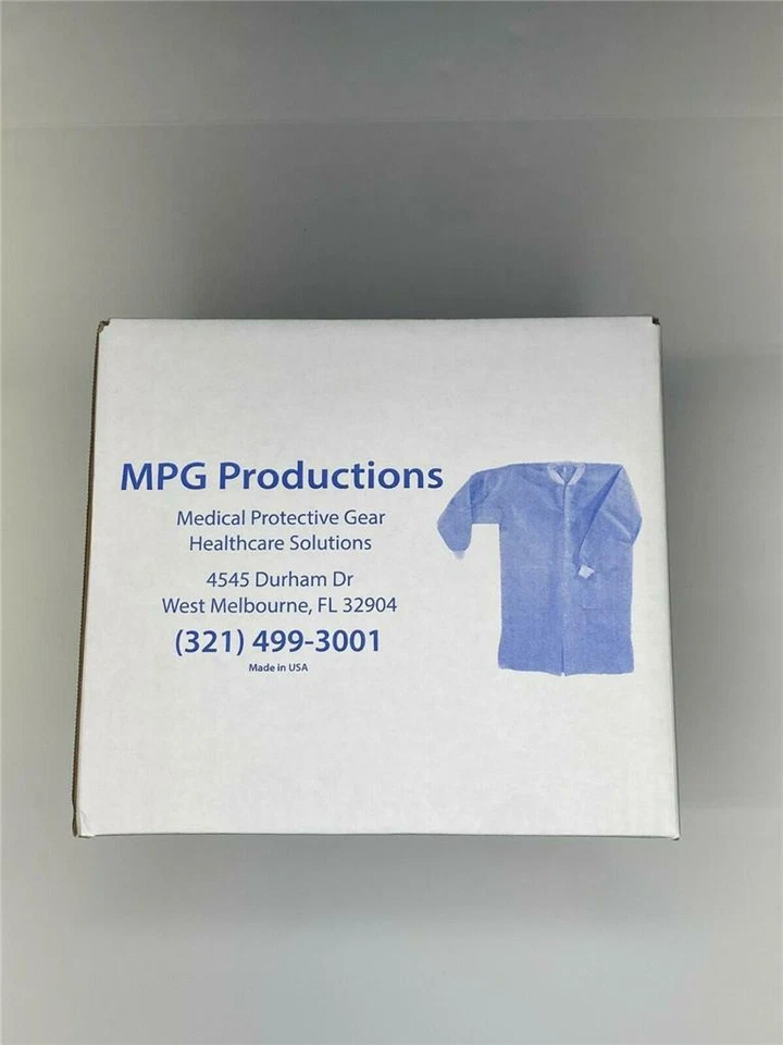 Vestidos não cirúrgicos. Equipamento de proteção médica. Unissex tamanho único serve para todos (violeta). - Imagem 4 de 4