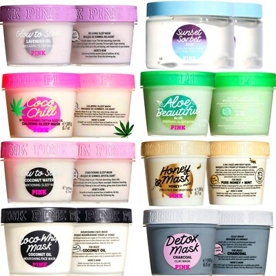 Victoria's Secret PINK FACE MASK HONEY DETOX or Sunset Sorbet *1 New!
