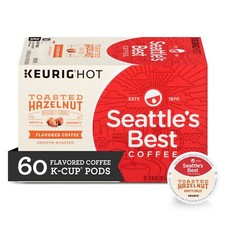 Seattles Best Coffee Toasted Hazelnut Flavored Medium Roast K-Cup Pods 6 of