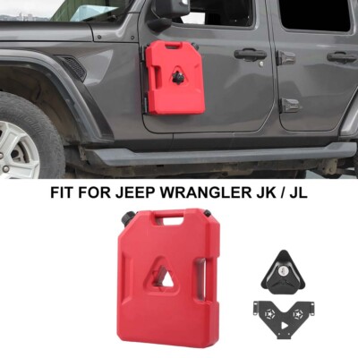 7.5L 2Gal Black Fuel Tank Can Gas Container for Jeep Wrangler