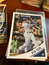 Giancarlo Stanton 2018 Donruss Baseball Name Variation #143 New York Yankees
