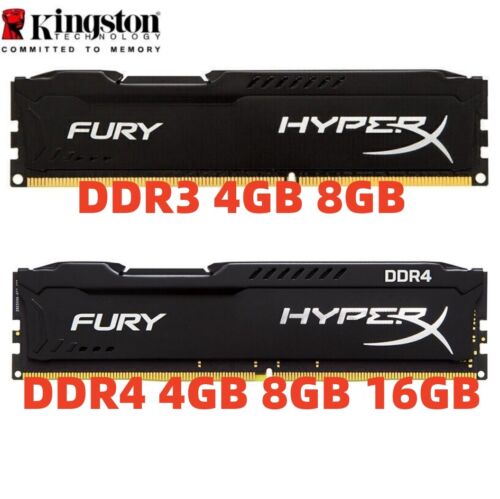 dialect Azië bang HyperX FURY DDR3 DDR4 8GB 16GB 3200 2666MHz 2400MHz 2133MHz Desktop Memory  DIMM | eBay
