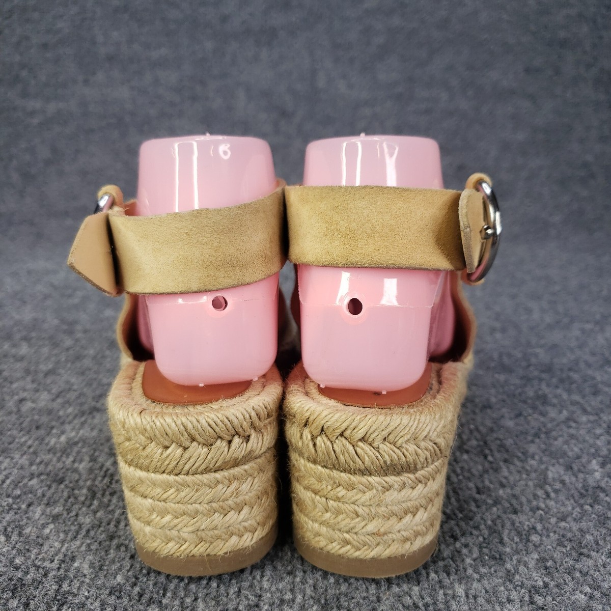 Rag & Bone Calla Wedge Sandals Women Size US 8 EU 38 Beige  Rag & Bone dune suede Calla wedge sandals main image 0