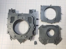 Warhammer 40k Space Marine Bits Gladiator Tank Turret w Targeter NO WEAPON