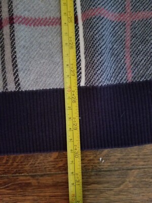 Mens XL Barbour Dress Tartan cotton sweater Perfect - never worn