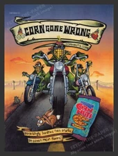 Corn Nuts "Corn Gone Wrong" 2000s Print Advertisement Ad 2002
