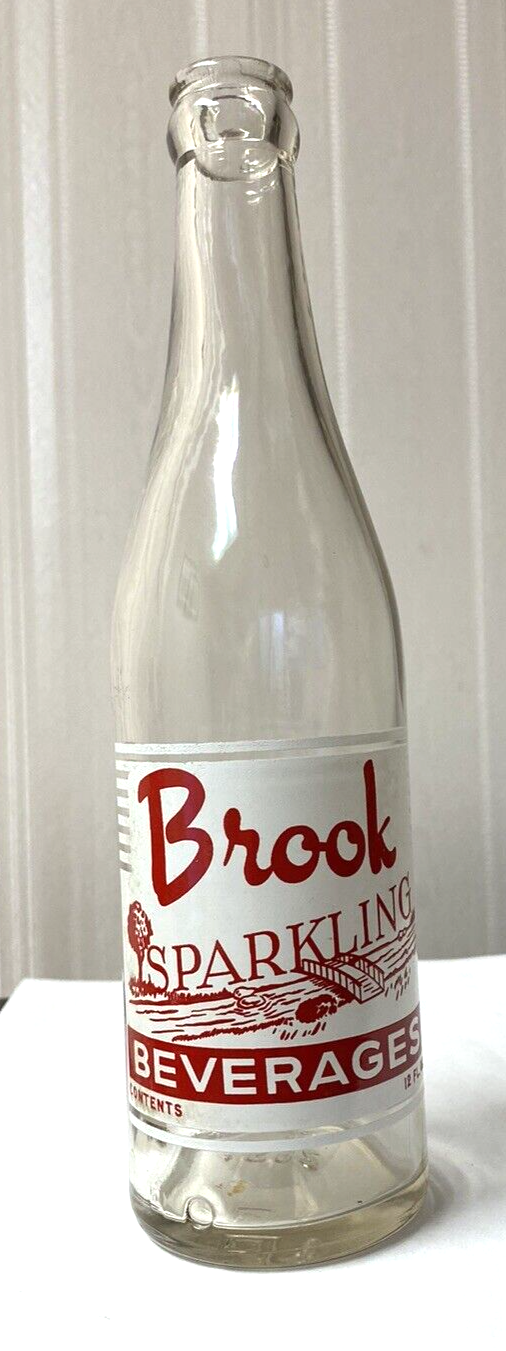 Vintage Soda Pop Beverage Bottle Brook Beverages, Brookville, Pa. eBay