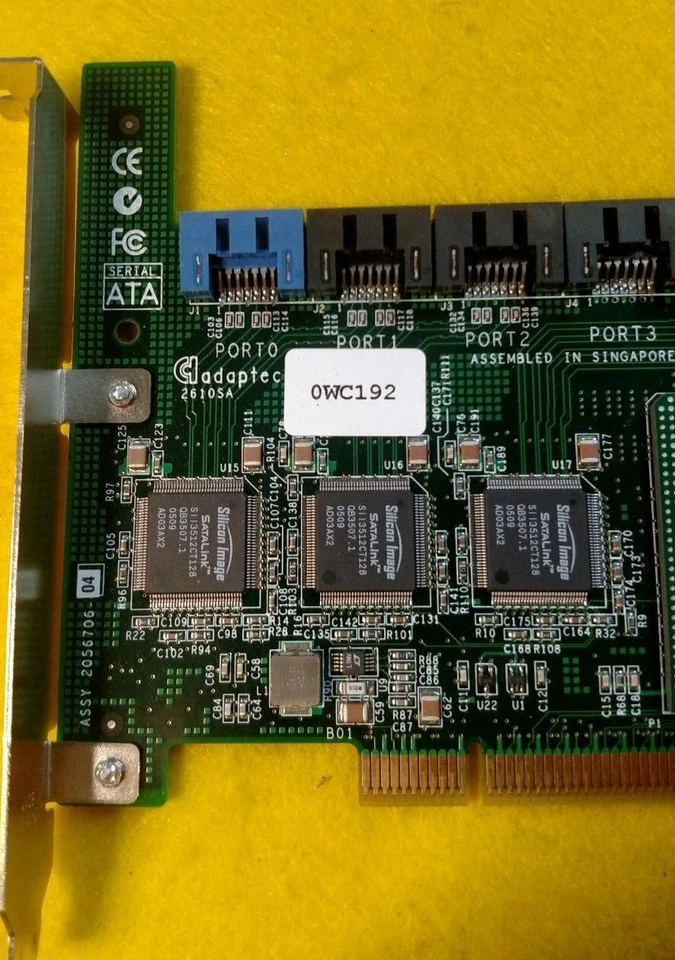 ADAPTEC 2610SA / 64MB 6-Port SATA Raid Controller (*) - Image 2 of 4