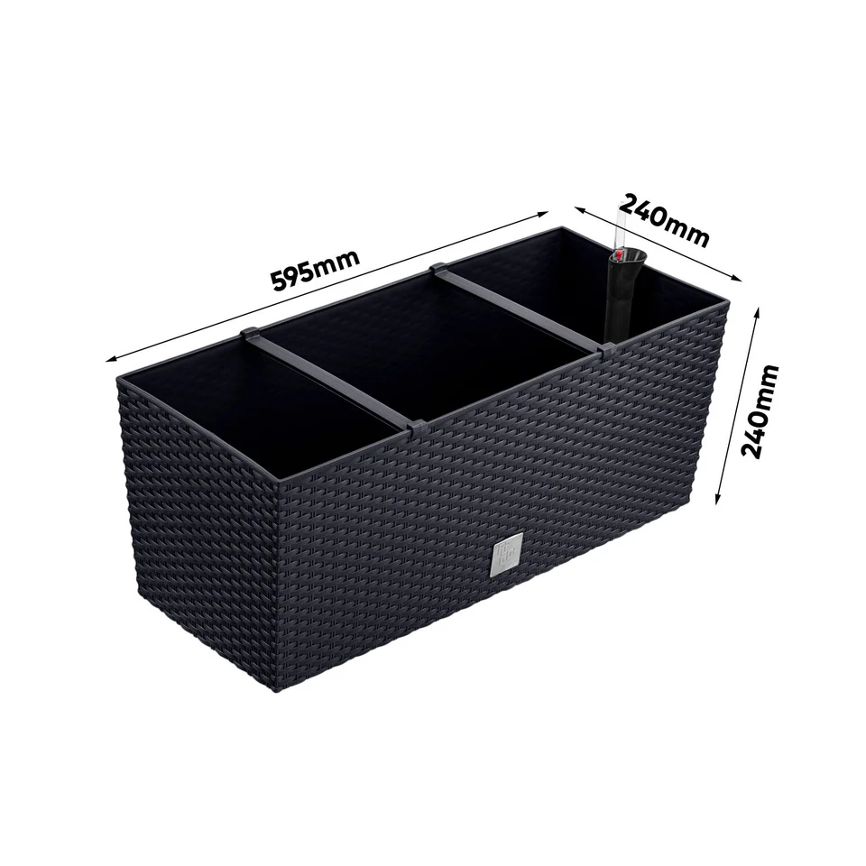 Blumenkästen inkl Bewässerung Blumentopf RATO CASE DRTC600 - Bild 3 von 4