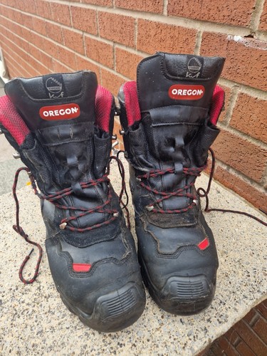 Oregon Chainsaw Boots Size 9.5UK Class 1 - Preowned
