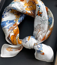 100 Mulberry Silk Scarf Women's Square 53X53CM fashion Printed shawl Scarf new