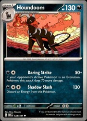 Houndoom 133/197 Obsidian Flames Uncommon Pokémon TCG