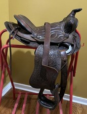 Used 13" Big Horn Saddlery Western saddle 88 8 Youth