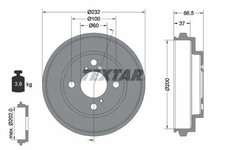 Tambour de frein Subaru JUSTY