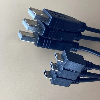 3x 3 Feet OEM Quality Rapid Charge Micro USB Cable Fast Power Sync Cord