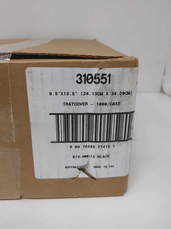 10 in x 14 in Scalloped Black Paper Placemats 1000 ct - Image 4 of 4