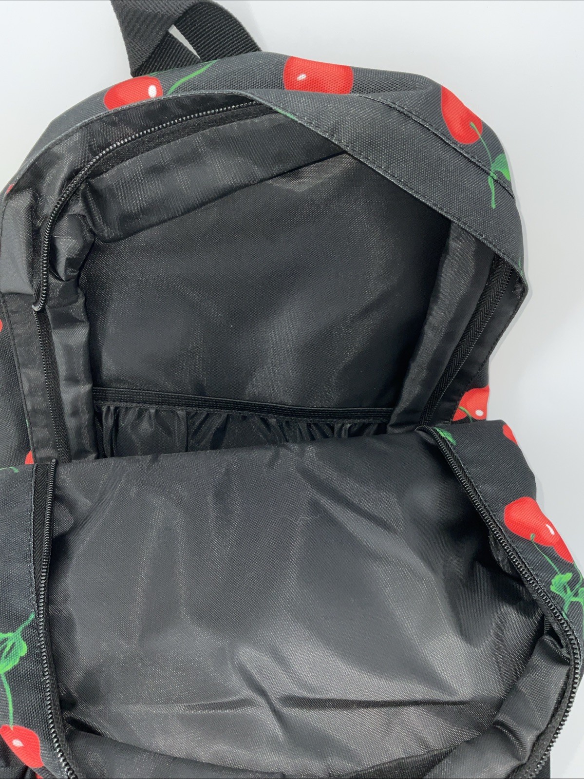 Cherry Pattern Laptop Backpack Shoulder Bag Schoo… - image 2