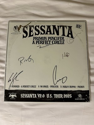 SESSANTA 2.0 EP Vinyl SIGNED 4/25/25 A Perfect Circle Puscifer Primus VEGAS /75