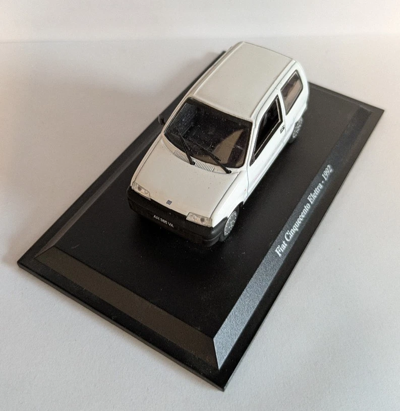 NL* MODELLINO FIAT CINQUECENTO ELETTRA 1992 Scala 1:43 come da foto - Immagine 2 di 2