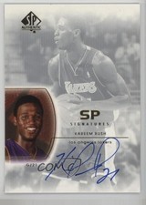 2002-03 SP Authentic SP Signatures Kareem Rush #KR Auto 1o1v