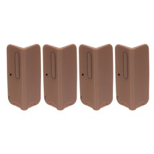 4 Pcs 4 Inch Baseboard Corner Protector, Furniture Corner Cover, Coffee