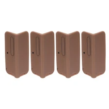 4 Pcs 4 Inch Baseboard Corner Protector, Furniture Corner Cover, Coffee