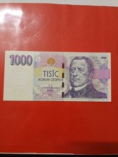 Ceskych banknote 1000 korun 2008 UNC condition