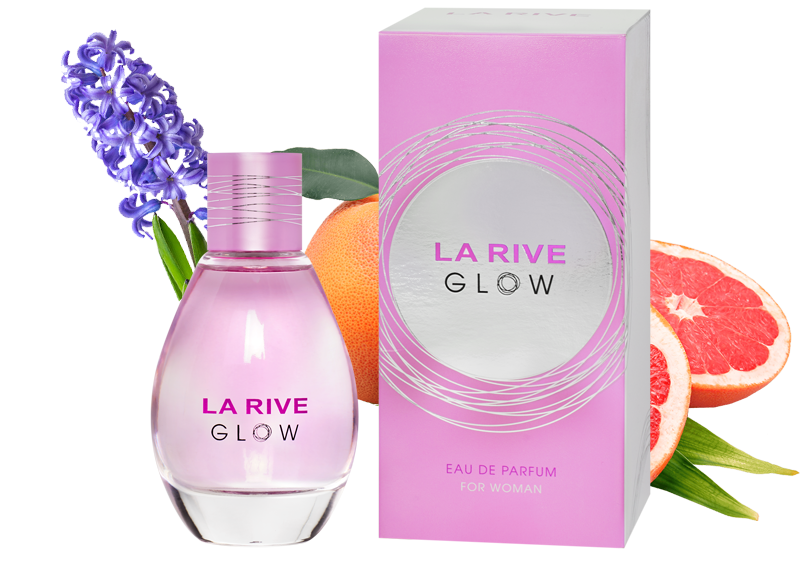 La Rive GLOW EDP Fruity & Floral Scent Enchanting Fragrance 90ml BNIB sealed