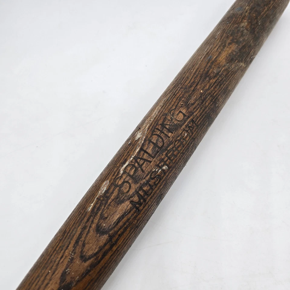 Vintage Spalding Mushroom Baseball 34" Bat Wooden Antique Late 1800s Early 1900s - Image 3 of 4