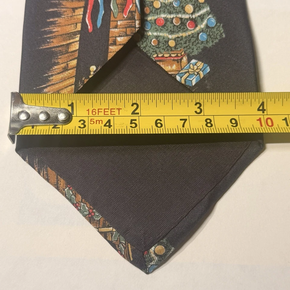 Corbata de Navidad Gianfranco Ruffini 100% seda italiana Foto 4 de 4