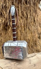 Thor Mjolnir Hammer Mighty Marvel Avengers Endgame Aluminum Leather Prop