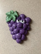 Vintage Arjon Anthropomorphic Grapes Refrigerator Magnet