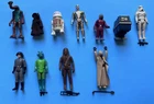 Star Wars Kenner Action Figure Lot NO REPRO, 11 Figures, VG to EX+, 1977 ANH