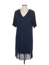 Karen Kane Women Blue Casual Dress L