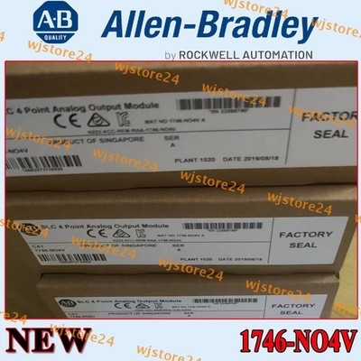 New NEW PLC 1746-NO4V SER A SLC 500 PLC Analog Output Module 1746NO4V