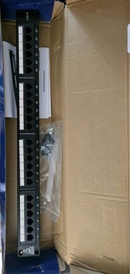 MonkCables 24-port Cat6 Patch Panel 110 Type with Removable Backbar 