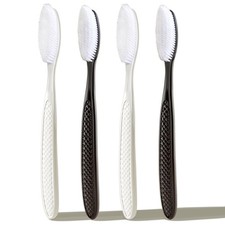 Large Long Head Toothbrush Hard  Firm Charcoal Bristles Whitening Teeth Cleaner