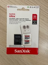 SanDisk Ultra 32GB microSD HC UHS-I Card 2-Pack
