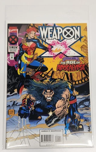 WEAPON X #1 Wolverine Age Of Apocalypse 3/95 Marvel Comics Free Shipping