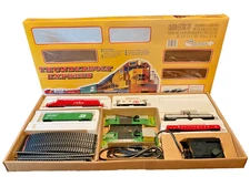 Vintage, IHC Mehano Thunderbolt Express HO Train Set, Coca Cola Diet Coke w/ Box