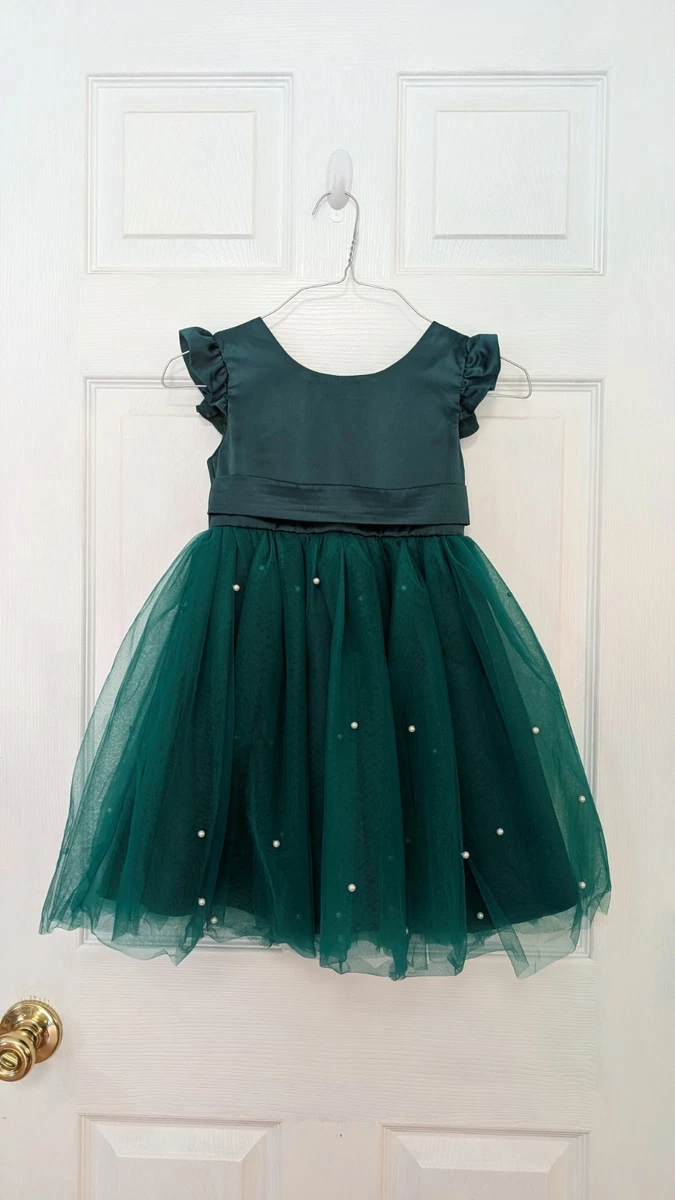 ladies green midi dress Vbvc Women's Floral Cap Sleeve A-Line Dress,Elegant Swing For Women,Ladies Formal Wedding Guest Cocktail Office Dress with Waist Belt,Green tulle girl dress main image 1