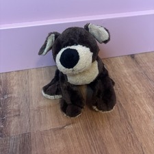 Ganz Webkinz Mocha Pup HM348 Brown Dog Plush Stuff Animal Toy No Code