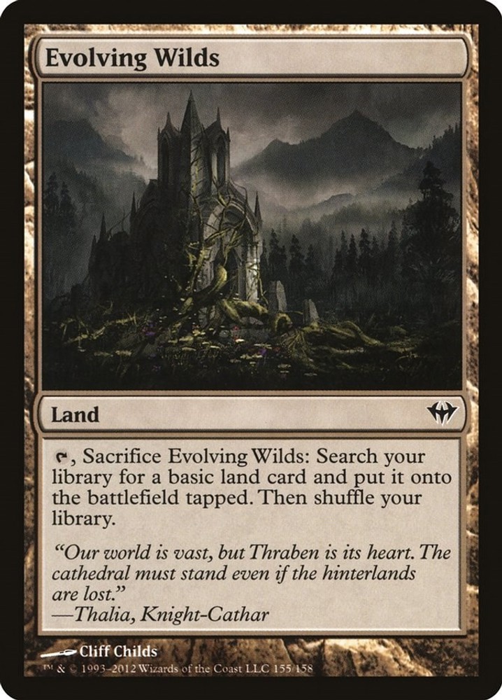 FOIL Evolving Wilds EN MTG Foil Dark Ascension - 155 LP
