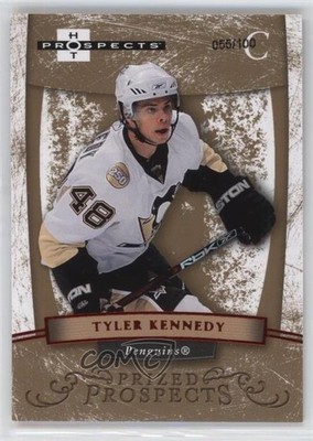2007-08 Fleer Hot Prospects Prized Red 55/100 Tyler Kennedy #162 Rookie RC 0c3
