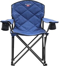 XXL Oversized Camping Chair Heavy Duty 800 LBS Big Tall People Padded Portable