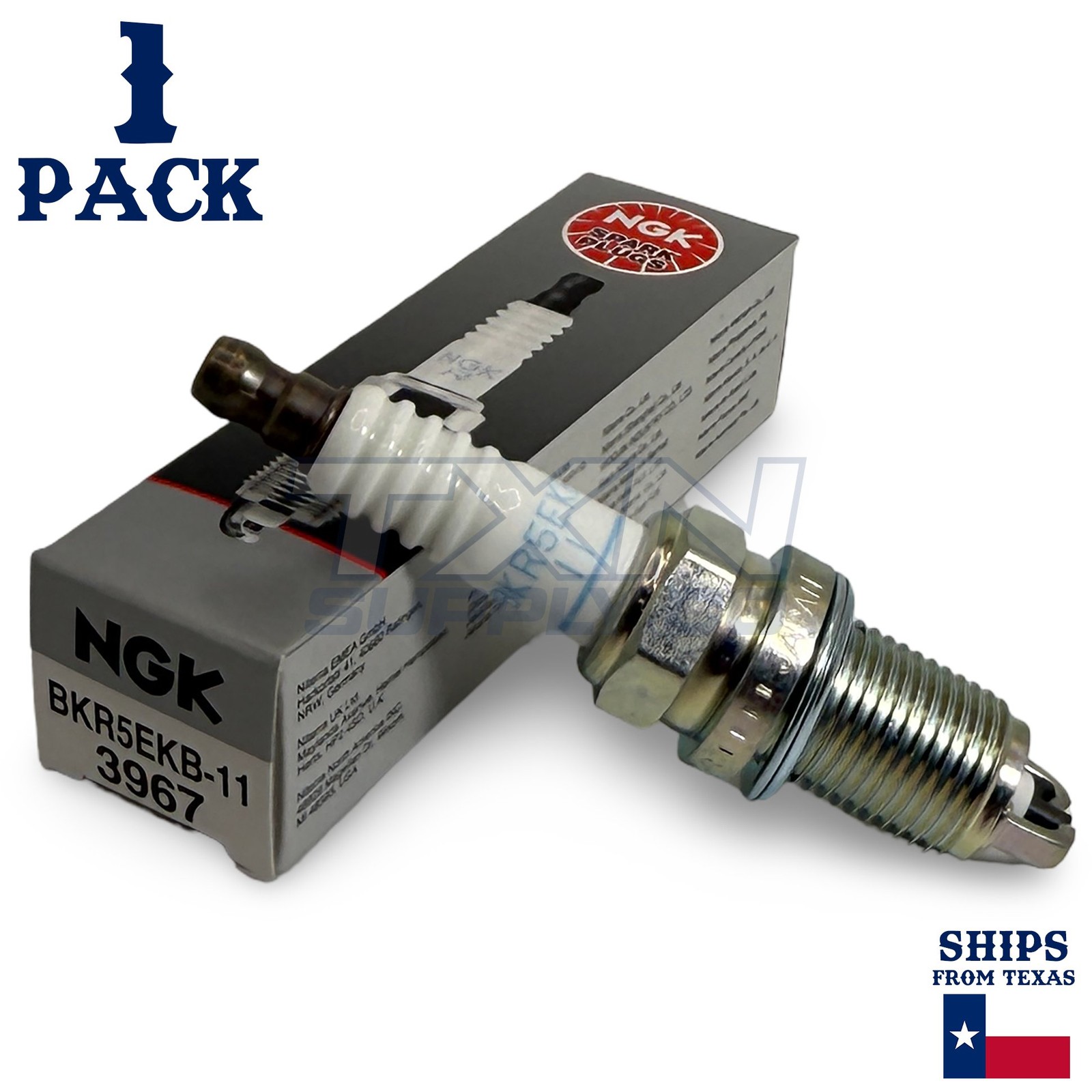 1 Pack NGK 3967 Spark Plugs BKR5EKB-11