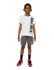 Nike Boys' Just Do It T-Shirt and Mesh Shorts 2-Piece Outfit Set Size 7 Large