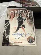 2025-26 Topps Finest Basketball Finest AUTO SP Corey Kispert (Wizards)