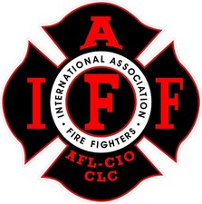 2411 2 2 Iaff Firefighter Fire Helmet Decal Sticker Laminated